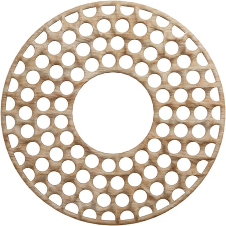 Ekena Millwork Fink Wood Fretwork Pierced Ceiling Medallion, Red Oak, 20"OD x 7 1/4"ID x 3/8"T CMWP20X20X0375FFRO